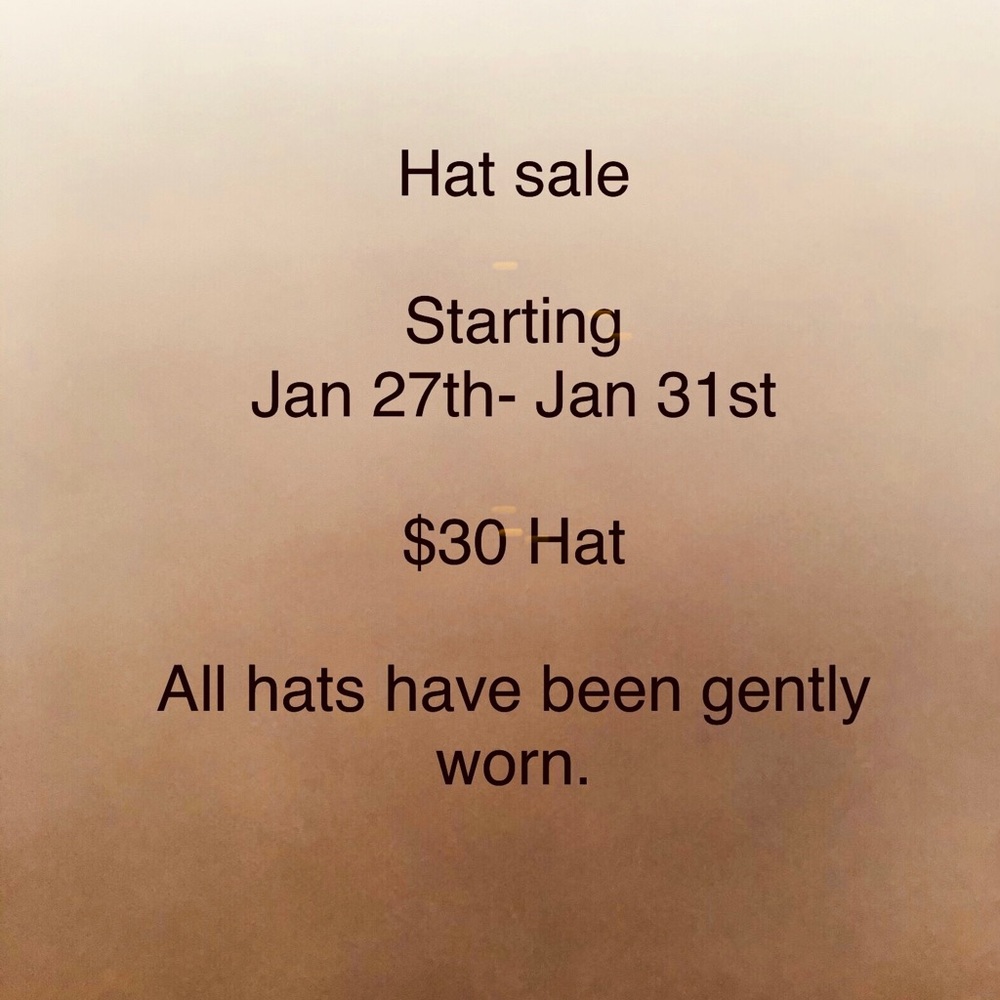 ALL HATS $30!!!